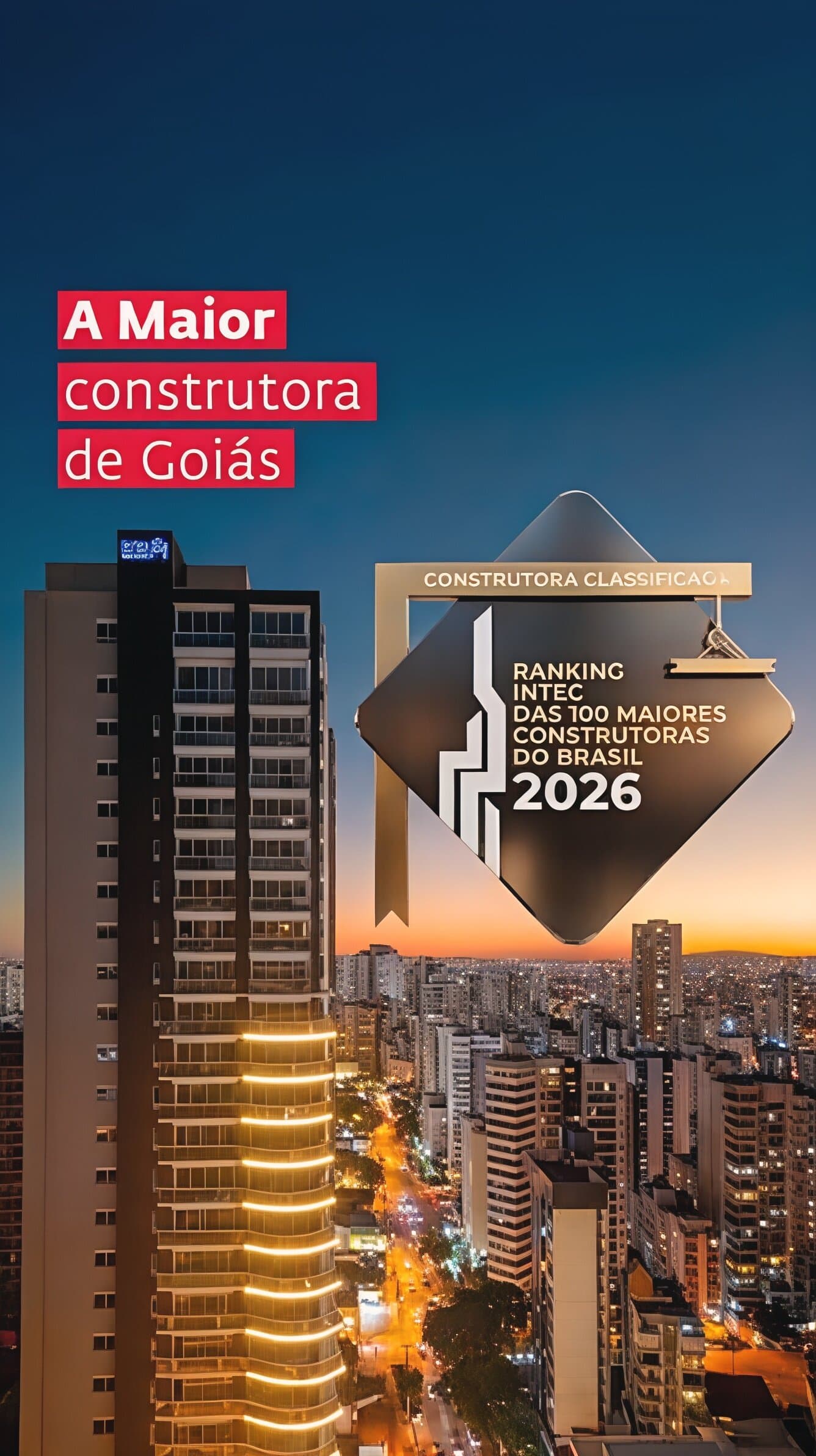 EBM no Ranking INTEC das 100 maiores construtoras do Brasil em 2026